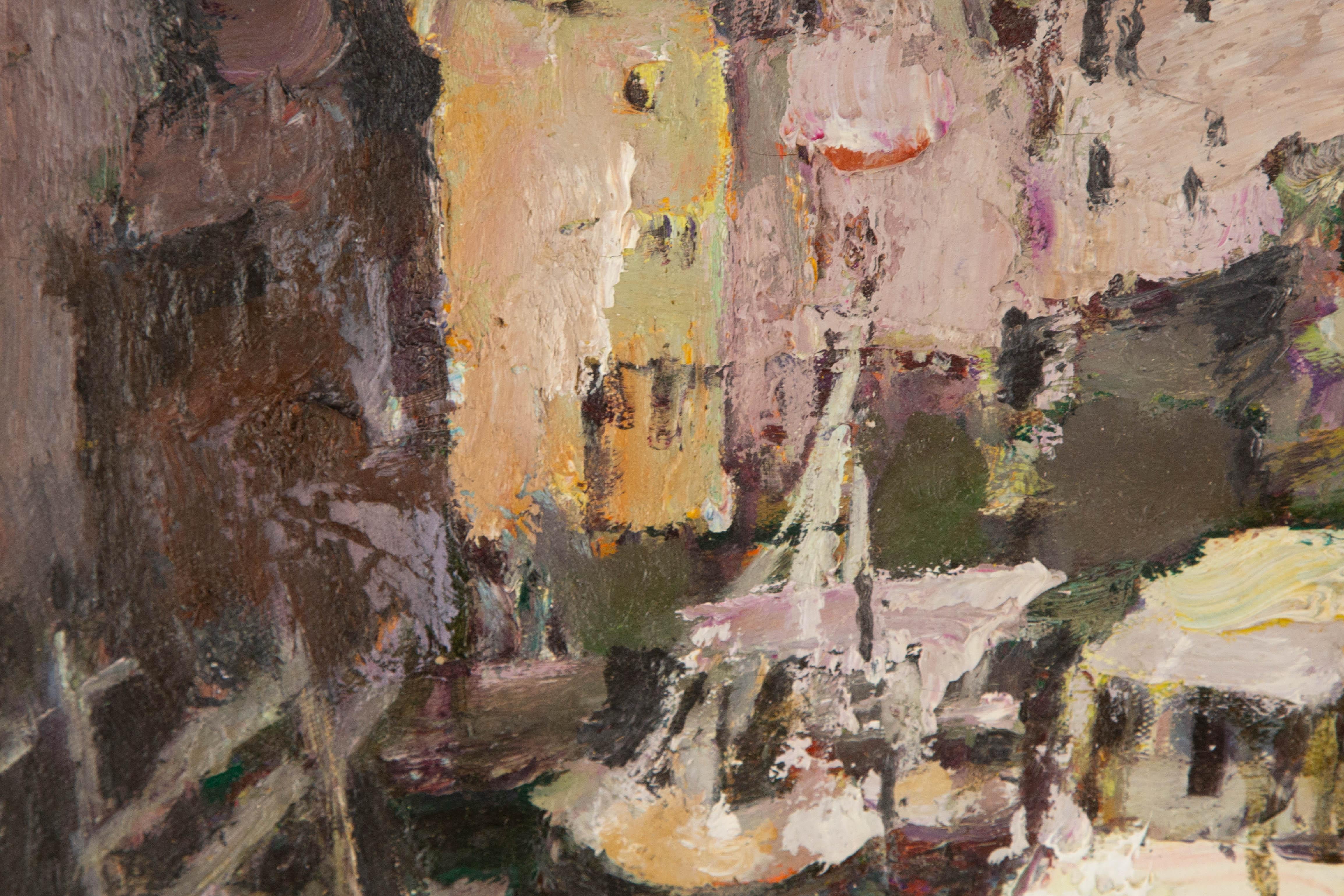 Ye Huang Landschaft Original Öl auf Leinwand 