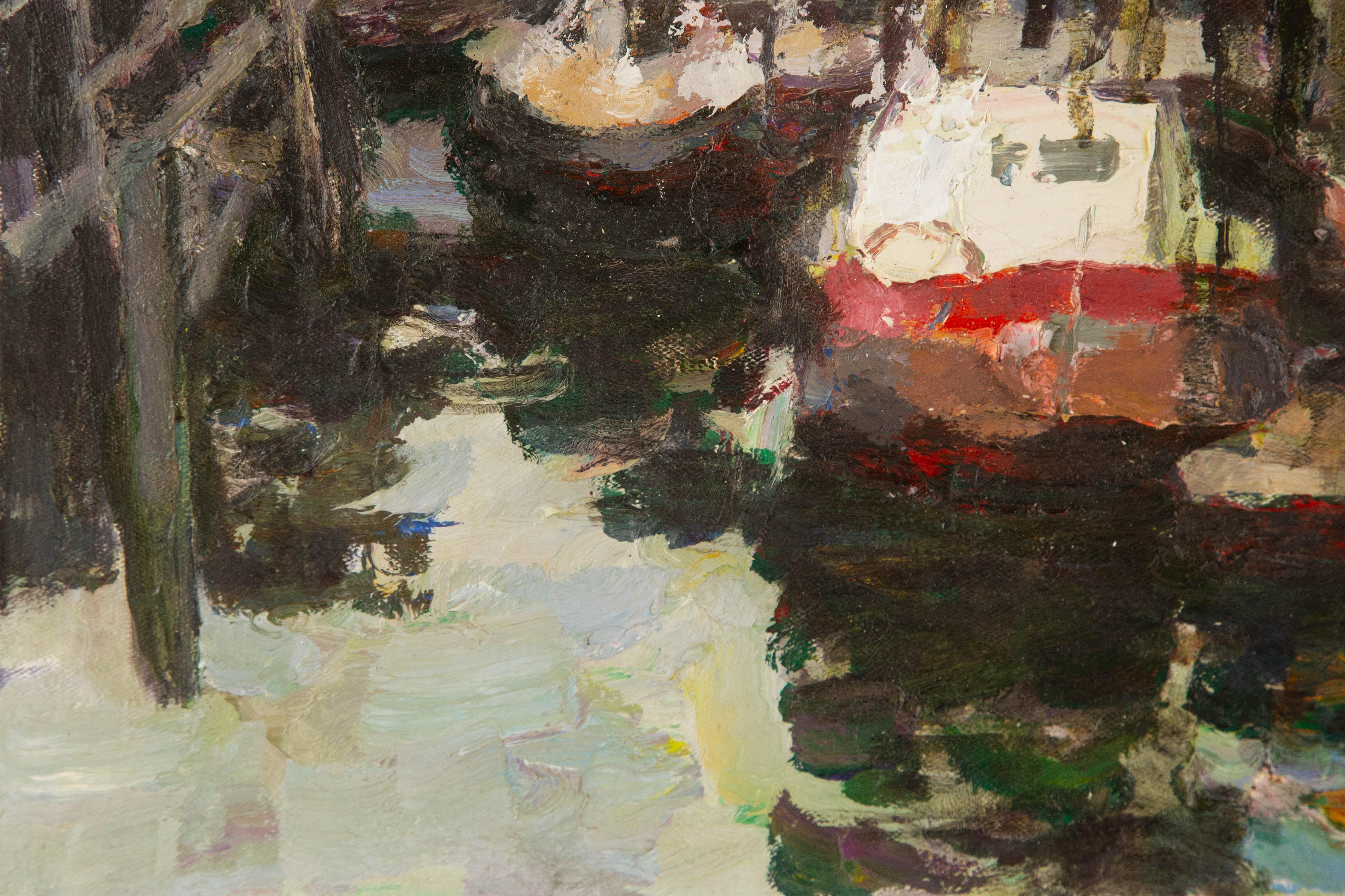 Ye Huang Landschaft Original Öl auf Leinwand 