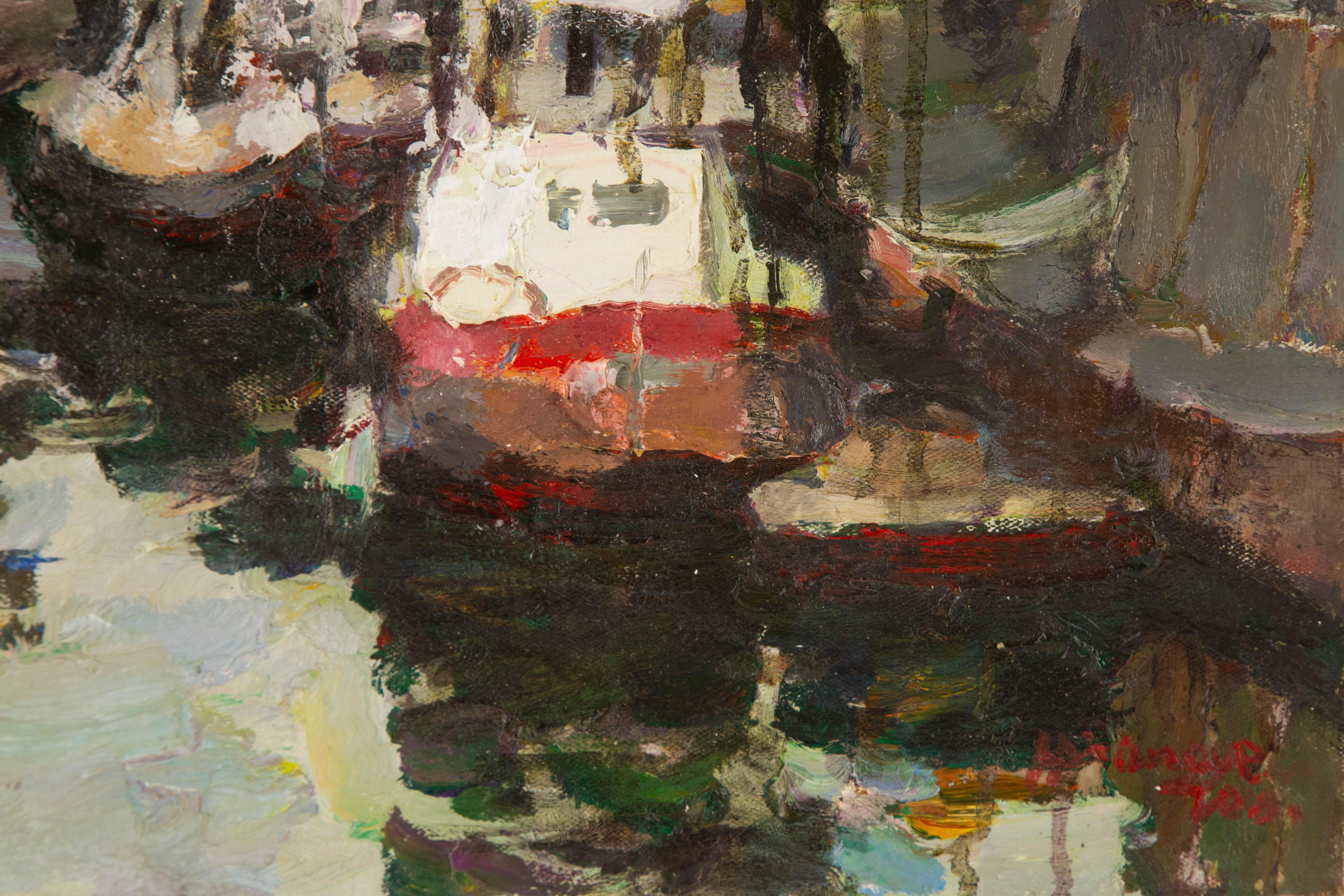 Ye Huang Landschaft Original Öl auf Leinwand 