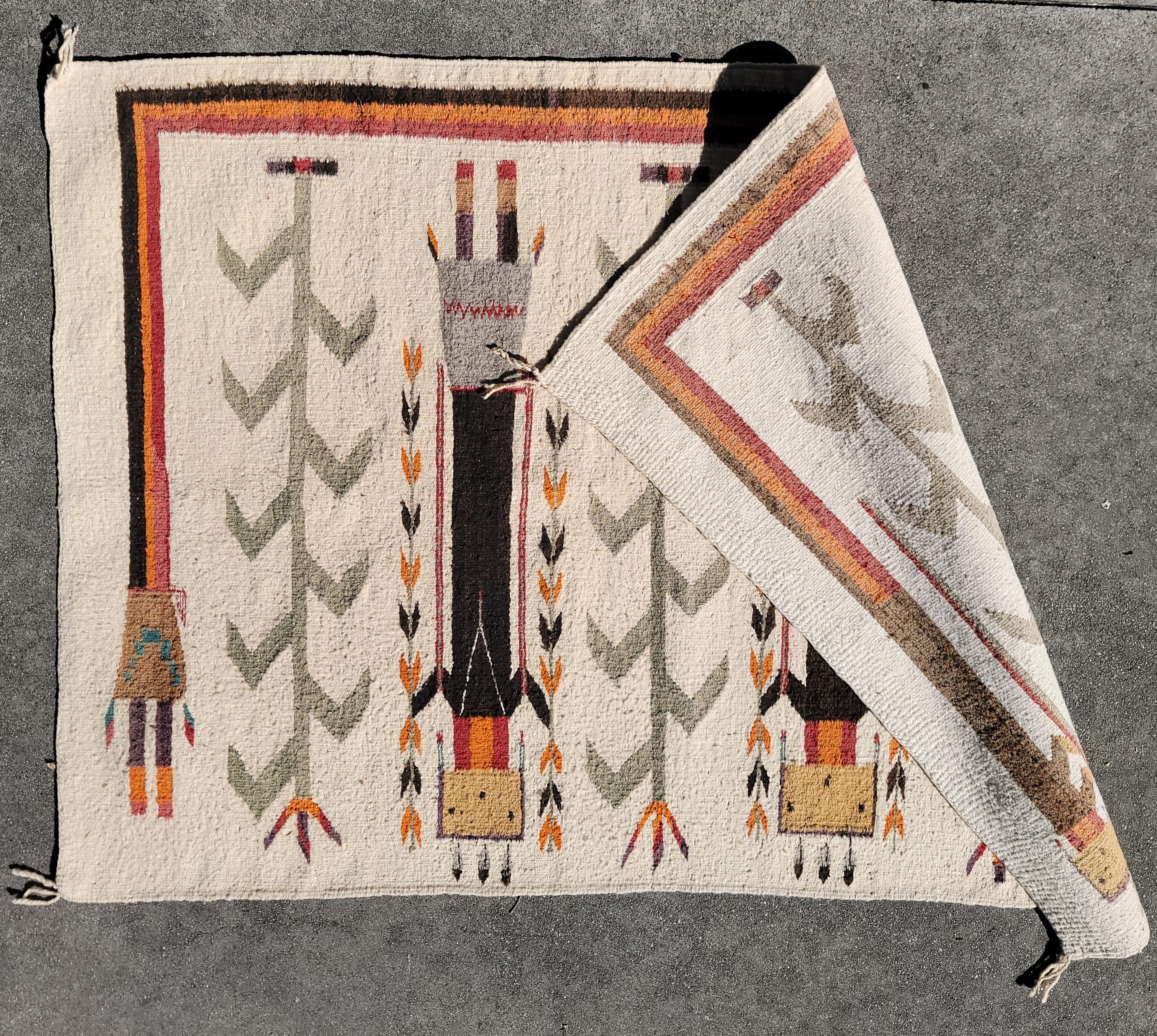 American Yea Navajo Indian Weaving
