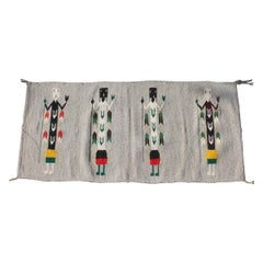 Vintage Yei Navajo Indian Weaving