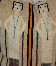 Yea Navajo Indian Weaving Pillow