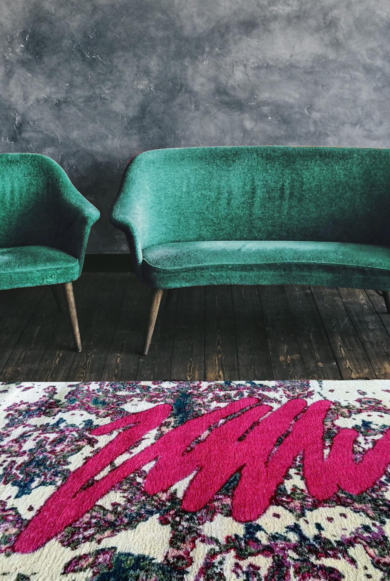YEAH by RANKIN RUGS - traditionally handknotted in Bulgaria using 100% locally-sourced Bulgarian wool (~125,000 knots per sqm)

All rugs are handknotted in a small family-run workshop in Bulgaria by Europe's last remaining artisans practising