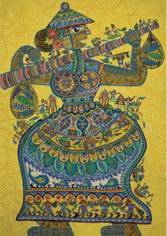 Bellezza delle culture etniche del sud-est asiatico, stile art brut di Dubuffet