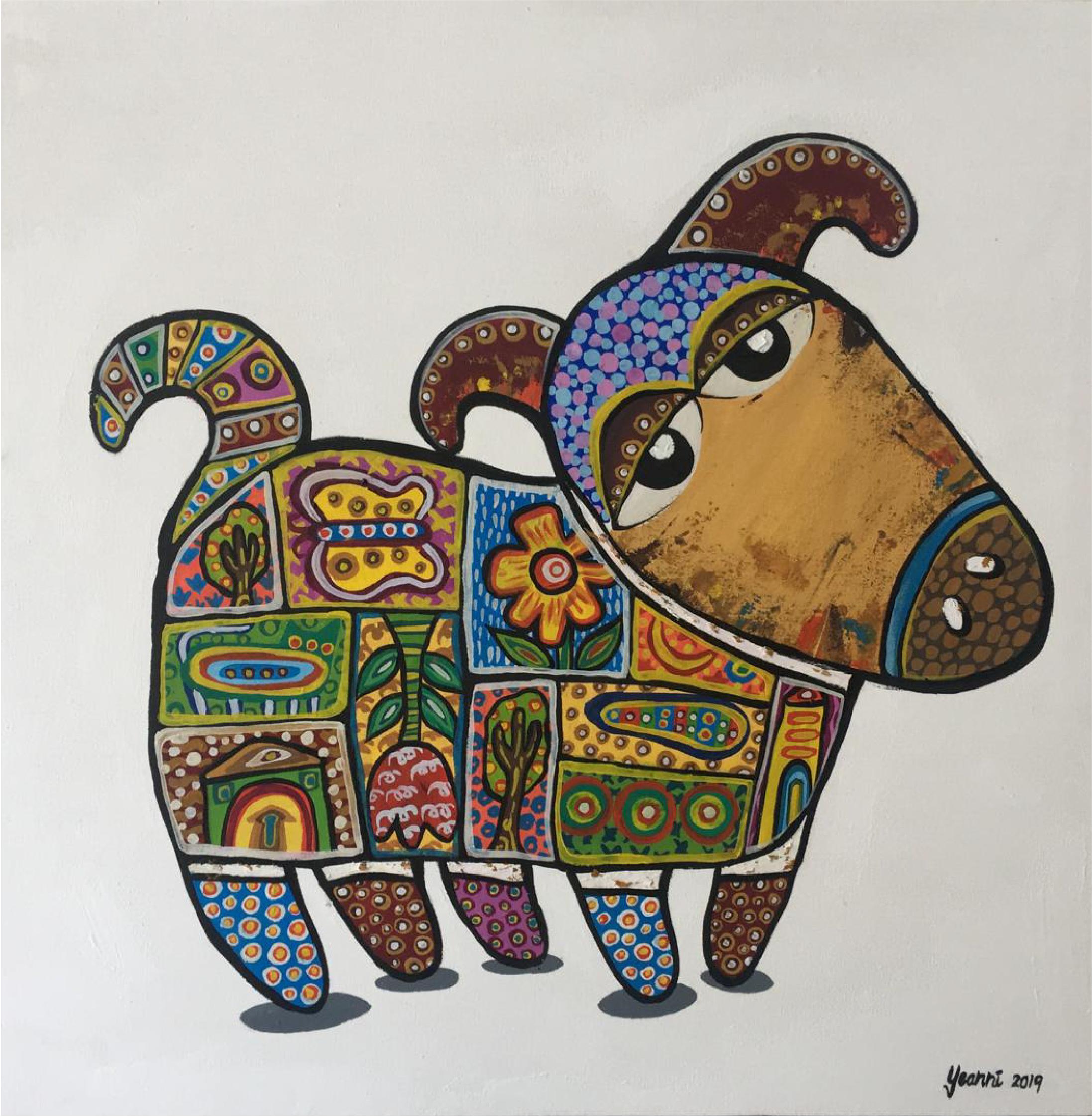 Beauty of Southeast Asian Ethnical Cultures, Dubuffet-liked art brut style