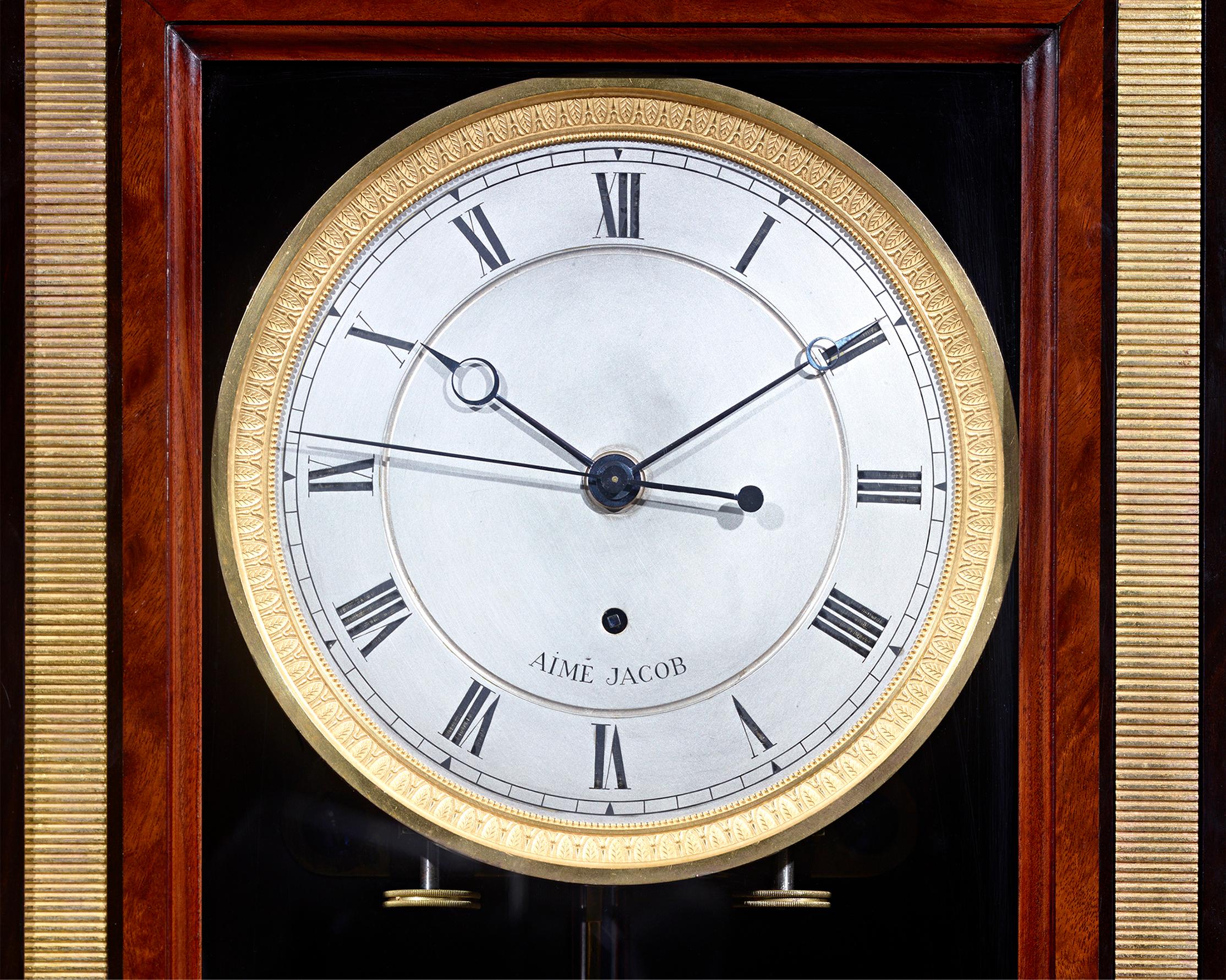 Louis XIV Regulator Clock by Jean-Aimé Jacob and Adam Weisweiler For Sale