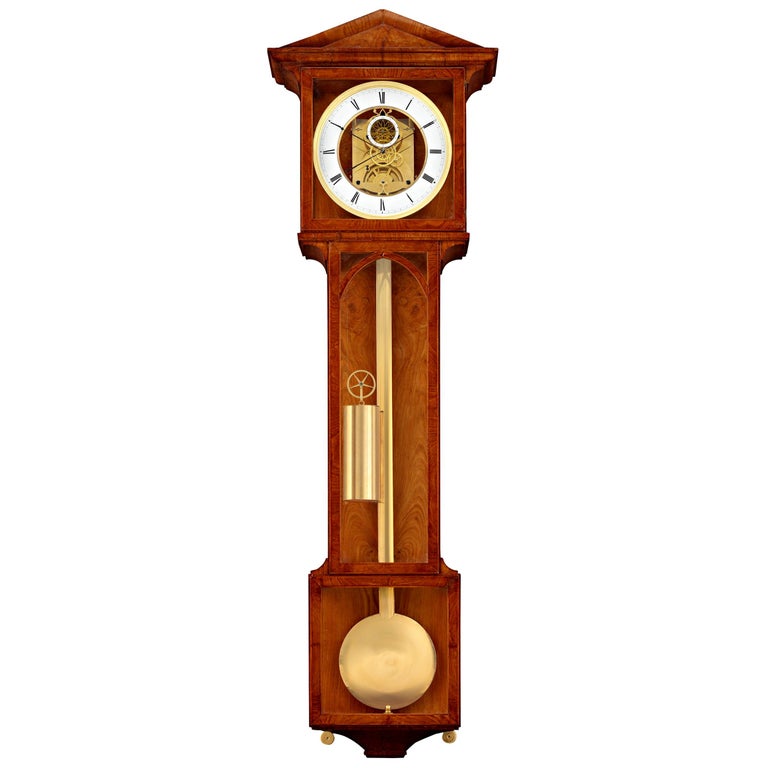 Regulator R Lock Year-Going Regulator Clock at 1stDibs