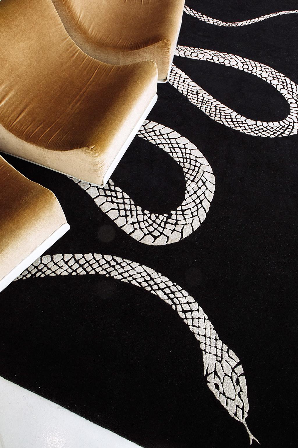 serpent rug