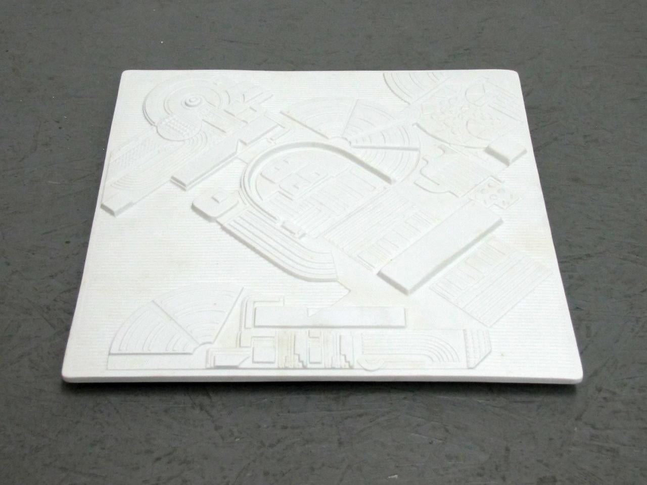 Mid-Century moderno Piatto dell'anno di Eduardo Paolozzi per Rosenthal, 1978 in vendita
