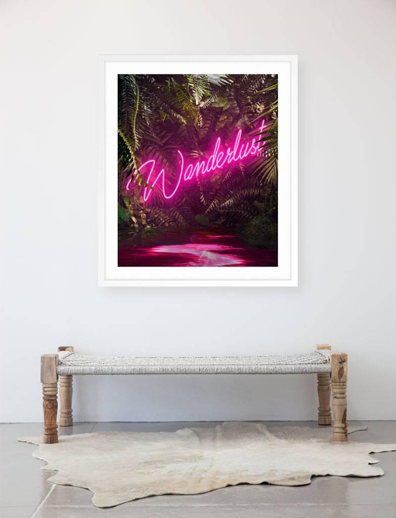 Disco in the Jungle: Wanderlust Pink - Print by Yee Wong