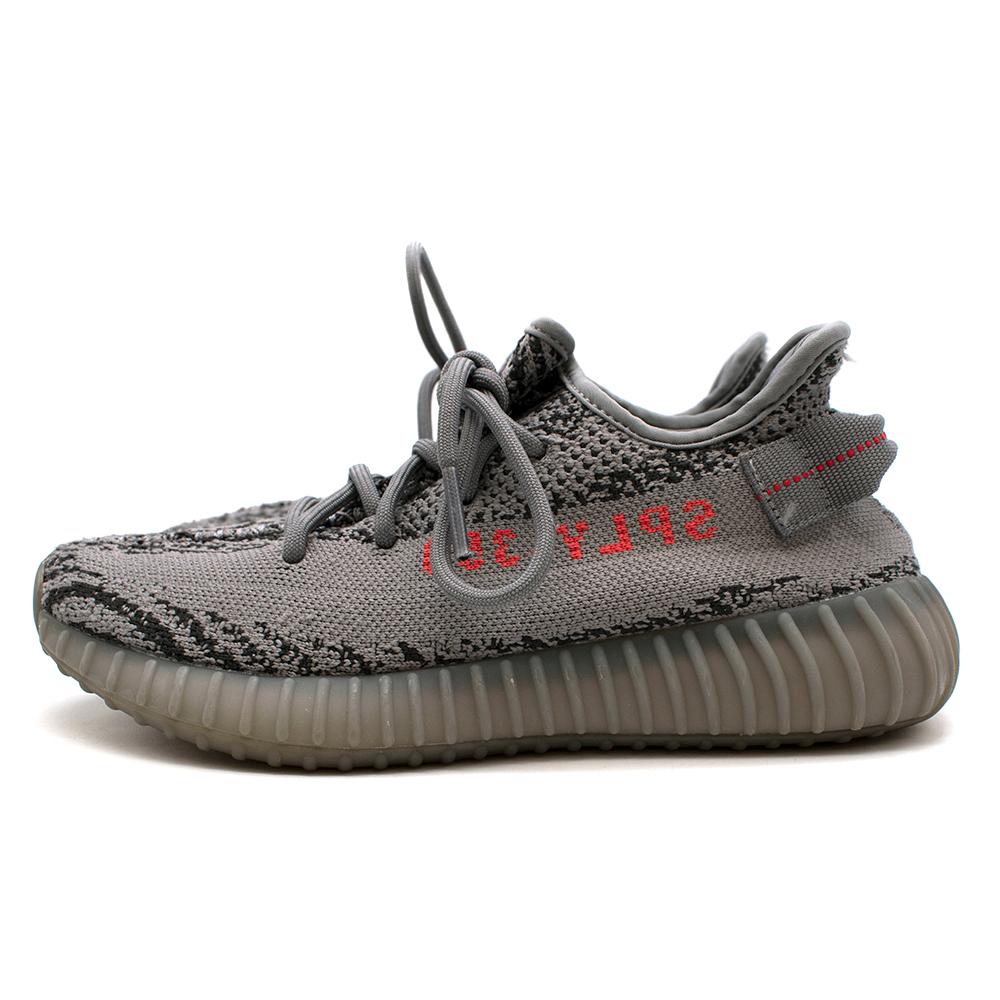 Yeezy Adidas Grey Boost 350 V2 Trainers - Size US 4.5 1