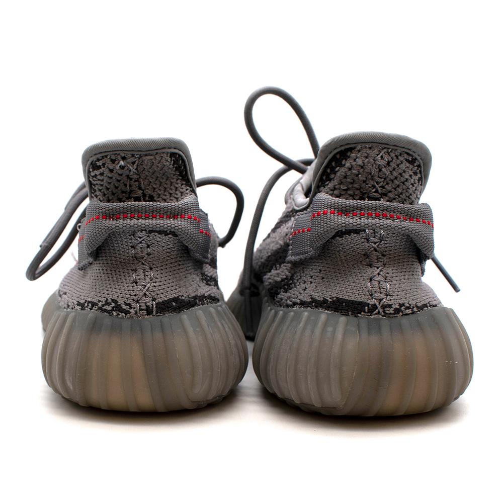 Yeezy Adidas Grey Boost 350 V2 Trainers - Size US 4.5 2