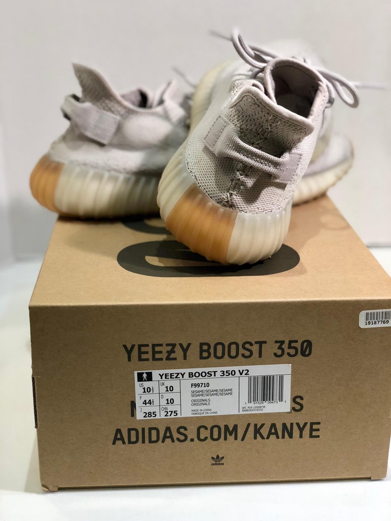 Yeezy Boost 350 V2 Adidas/ Kanye Sesame Originals US Size 10.5 Shoes ...