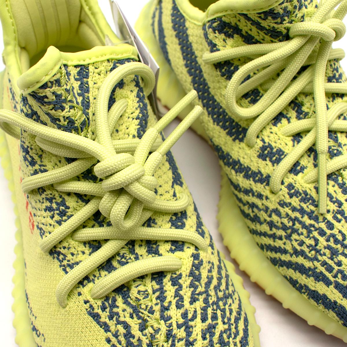 Women's Yeezy Neon Yellow Boost 350 V2 Trainers - Us 6.5 For Sale