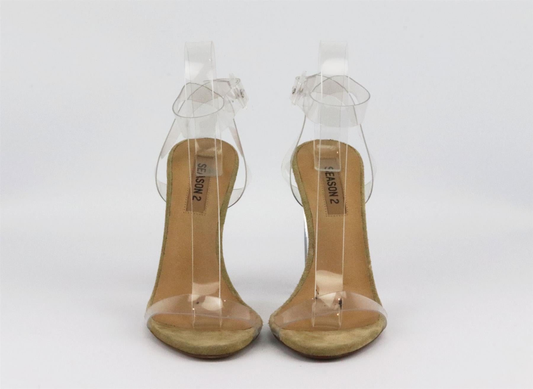 Yeezy season 2 clear deals heels