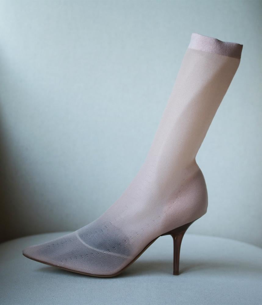 yeezy knit ankle boots