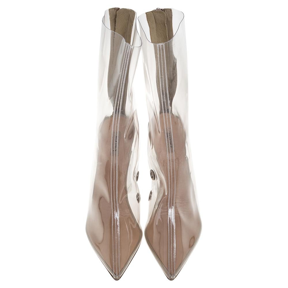 yeezy transparent boots