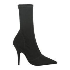 Yeezy Woman Ankle boots Black Synthetic Fibers IT 36