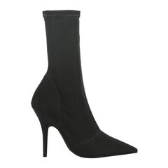 Yeezy Woman Ankle boots Black Synthetic Fibers IT 36