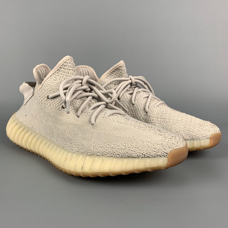 YEEZY x ADIDAS Boost 350 Size 11.5 Light Grey Lace Up Sneakers at 1stDibs | yeezy  boost 350 size 11.5, yeezy 350 light grey, lacing yeezy 350