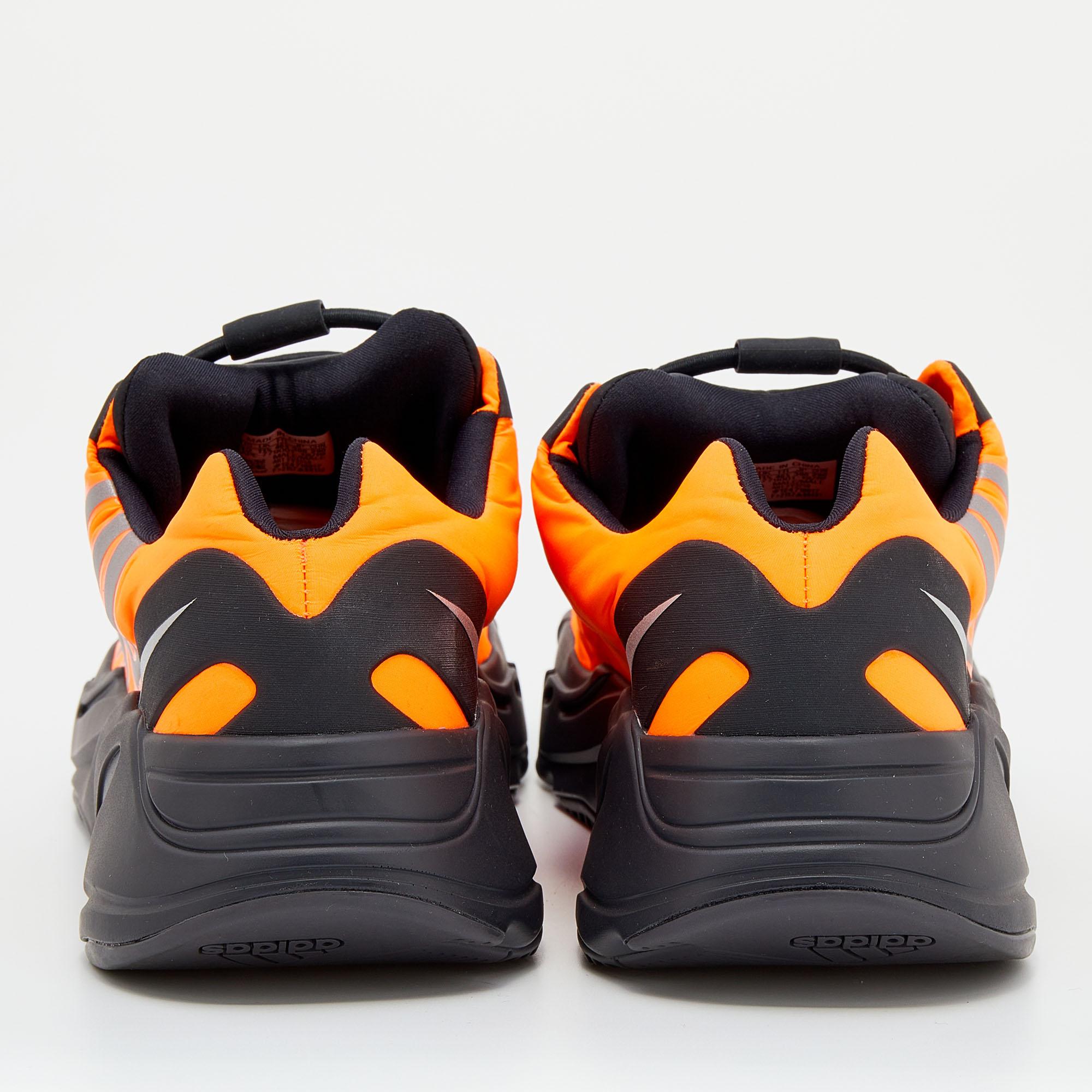 orange and black yeezys