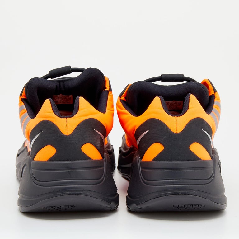 Yeezy x adidas Orange/Black Neoprene Boost 700 MNVN Sneakers Size 46 2/3  For Sale at 1stDibs