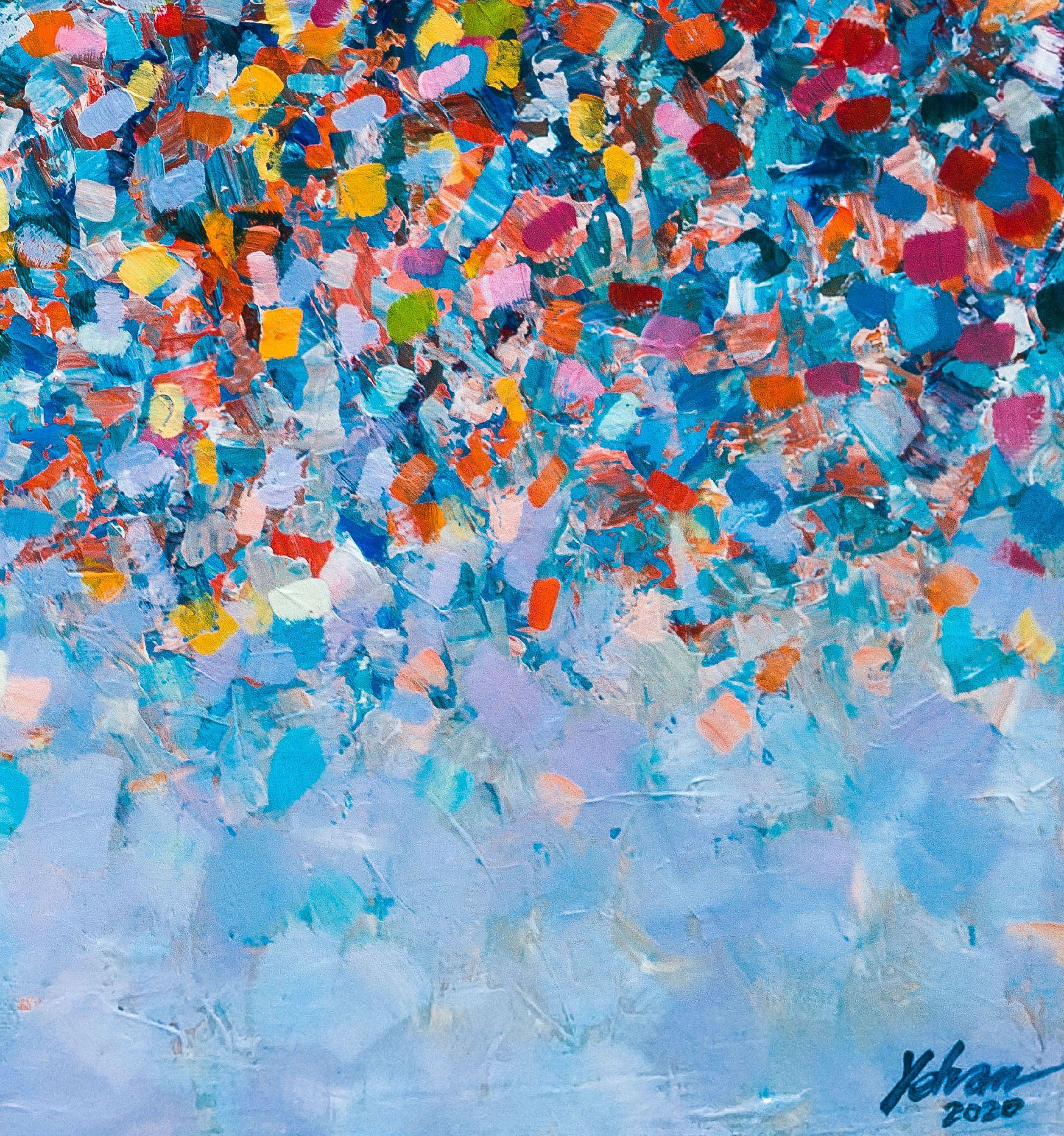 Abstract original painting  Media: Acrylic on stretched canvas. (Ready to hanging)  Size: 36x24â€ (92x61cm)  canvas stretchers 36x24