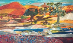 Northern Mountain, Contemporary, Abstract, Landscape
