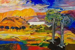 "White River, " Contemporary, Abstract, Landscape