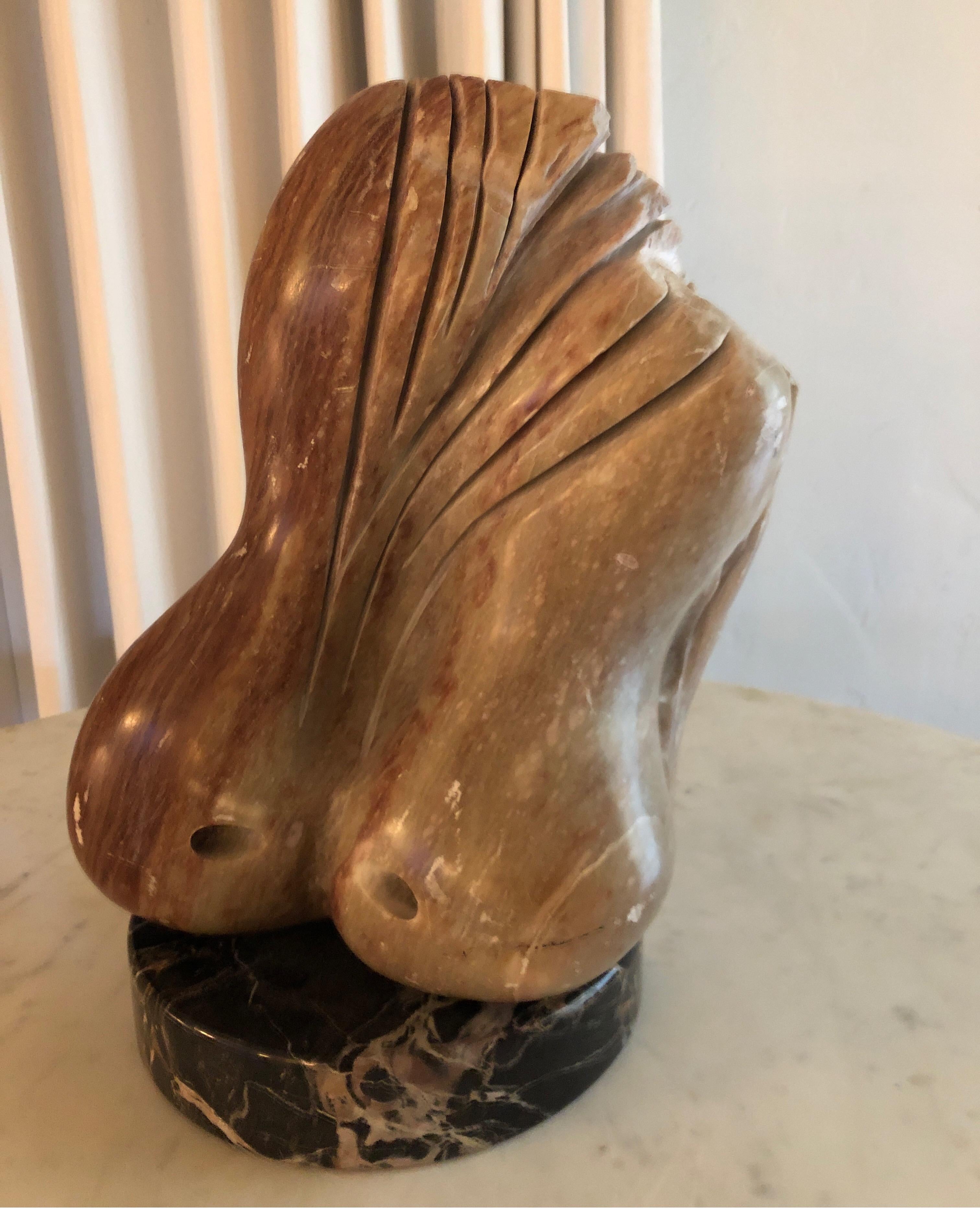 20th Century Yehuda Dodd Roth Signed Stone Sculpture, 1980s For Sale