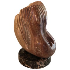 Yehuda Dodd Roth Signed Stone Sculpture, 1980s