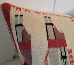 Yei Bechei Navajo Indian Weaving Bolster