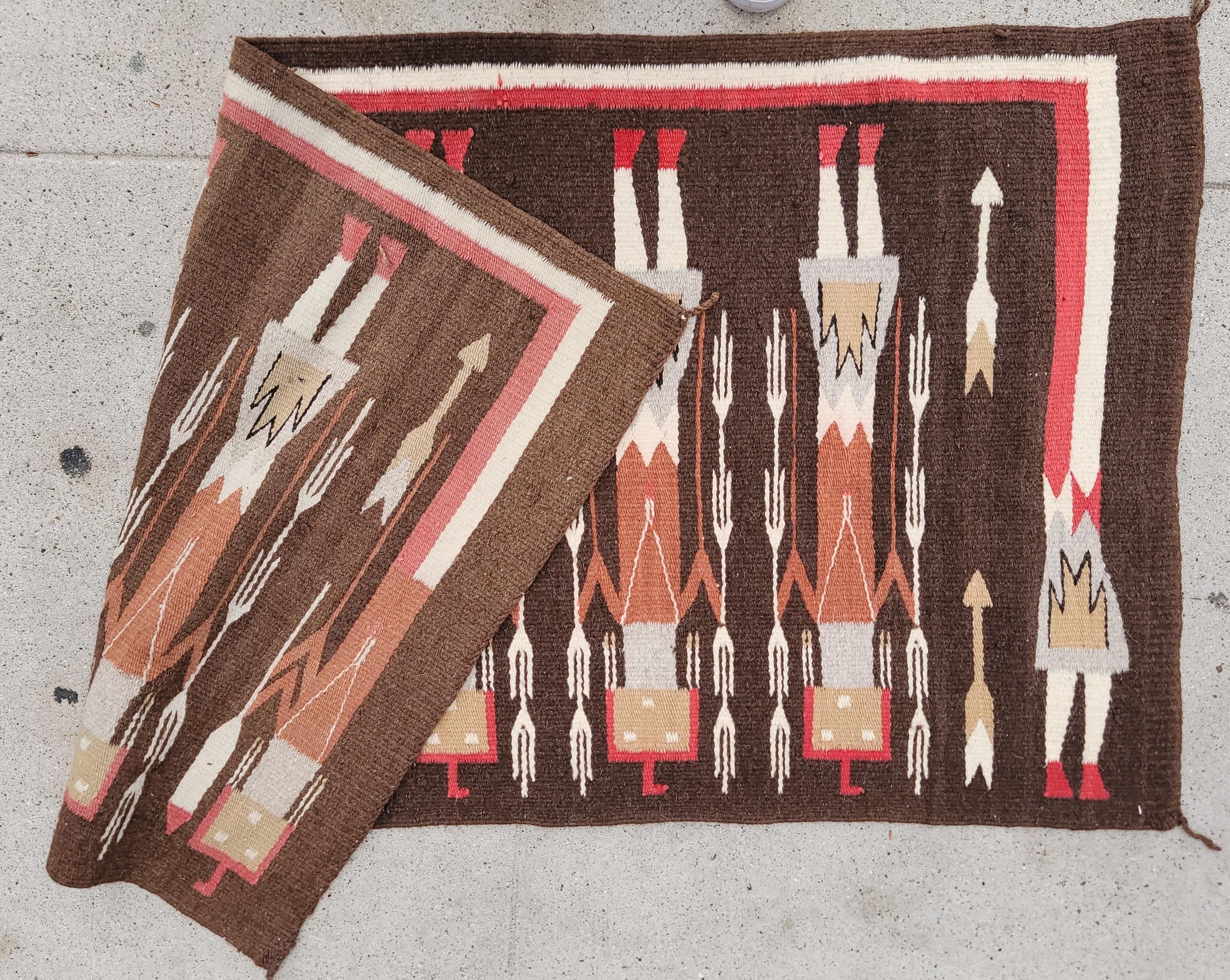 Yei Indian Weaving In Good Condition For Sale In Los Angeles, CA