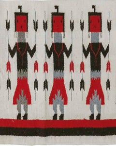 Yei Navajo Rug, Early 20th Century