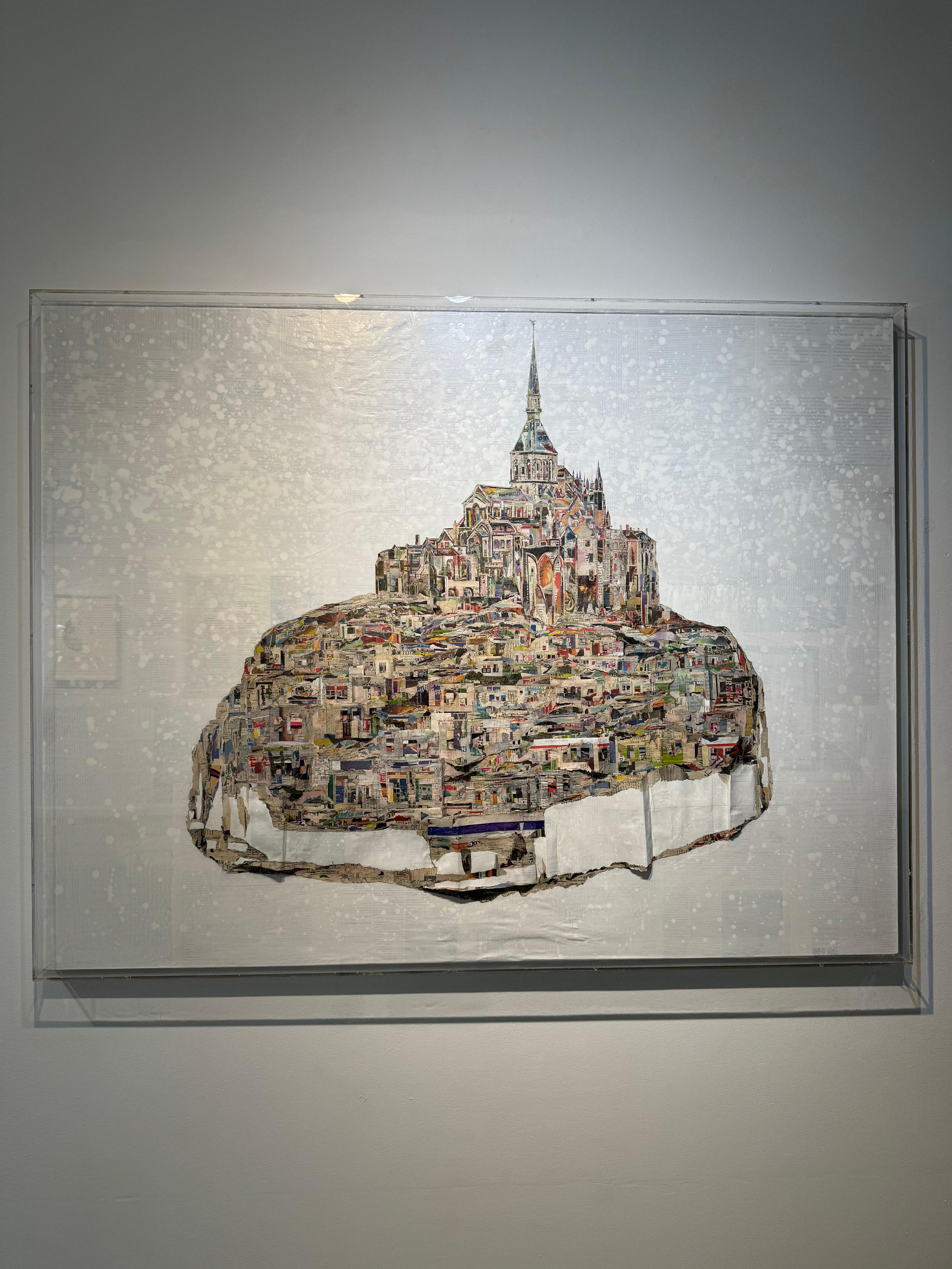 Mont Saint-Michel - Painting by Yeji Moon