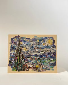 The Starry Night with the Moon