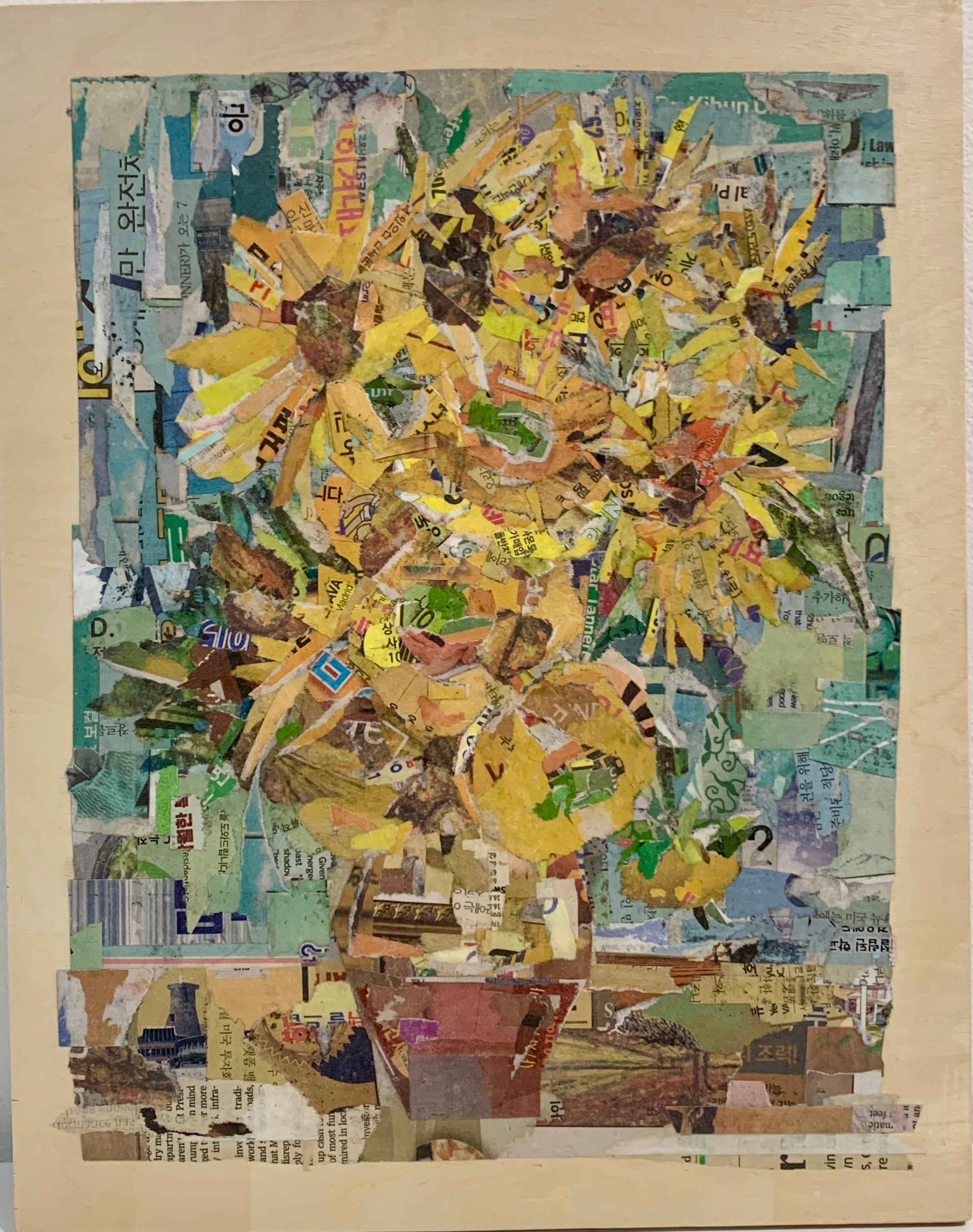 Abstract Painting Yeji Moon - The Sunflower