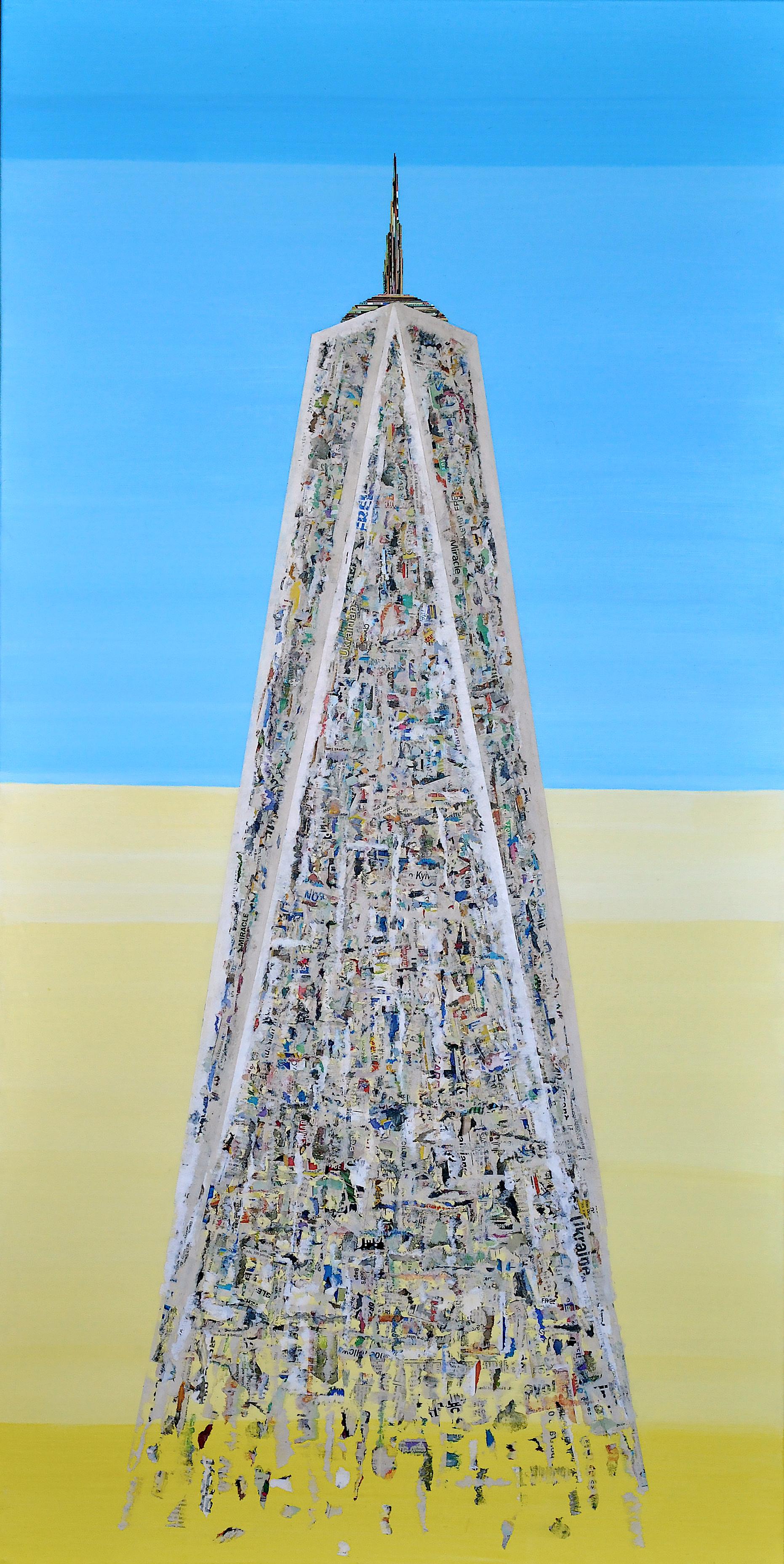 Yeji Moon Landscape Painting - Freedom Tower