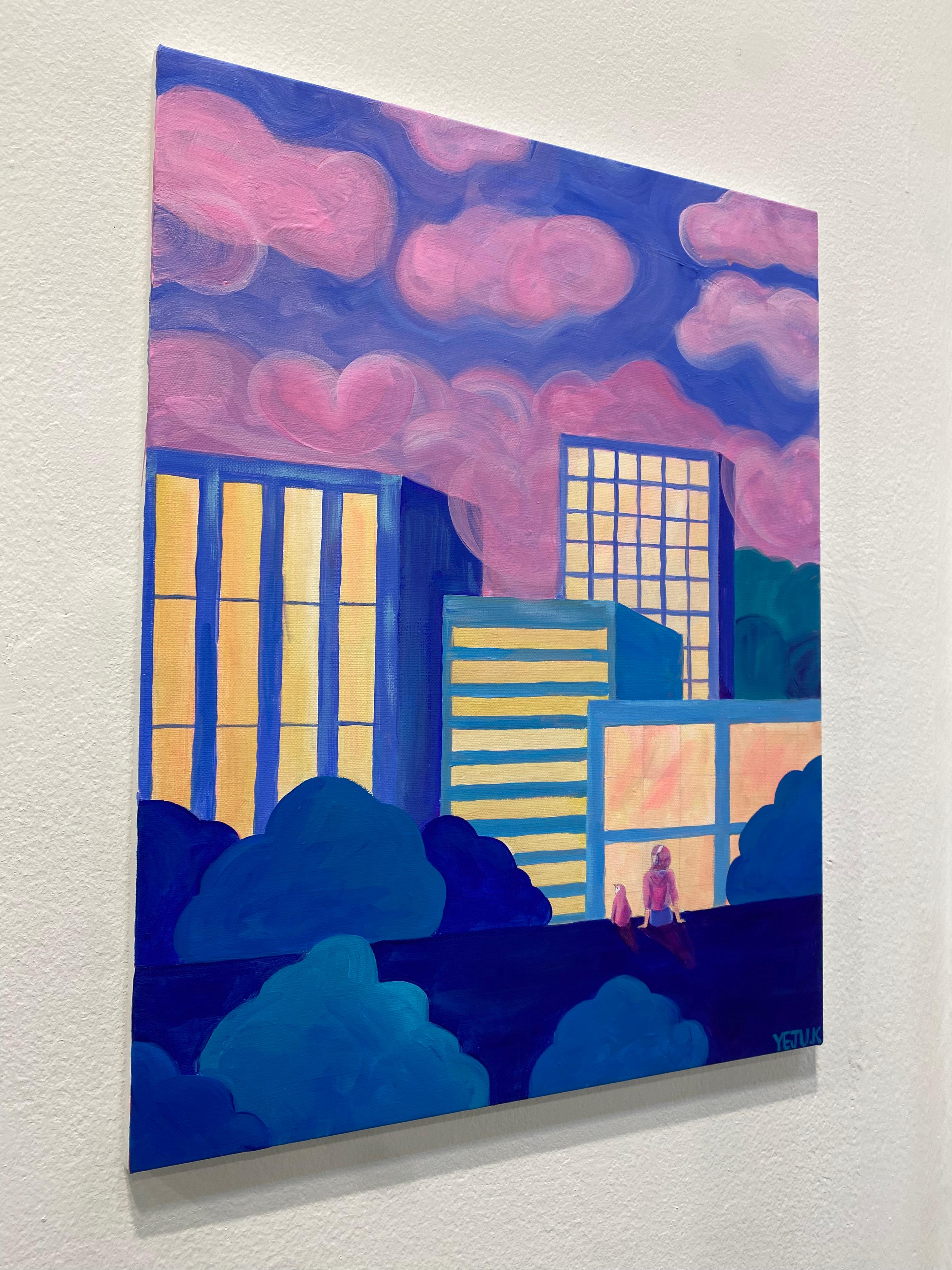 Korean Contemporary Art by Yeju Kwon - Clouds Burst Like Bubbles For Sale 4