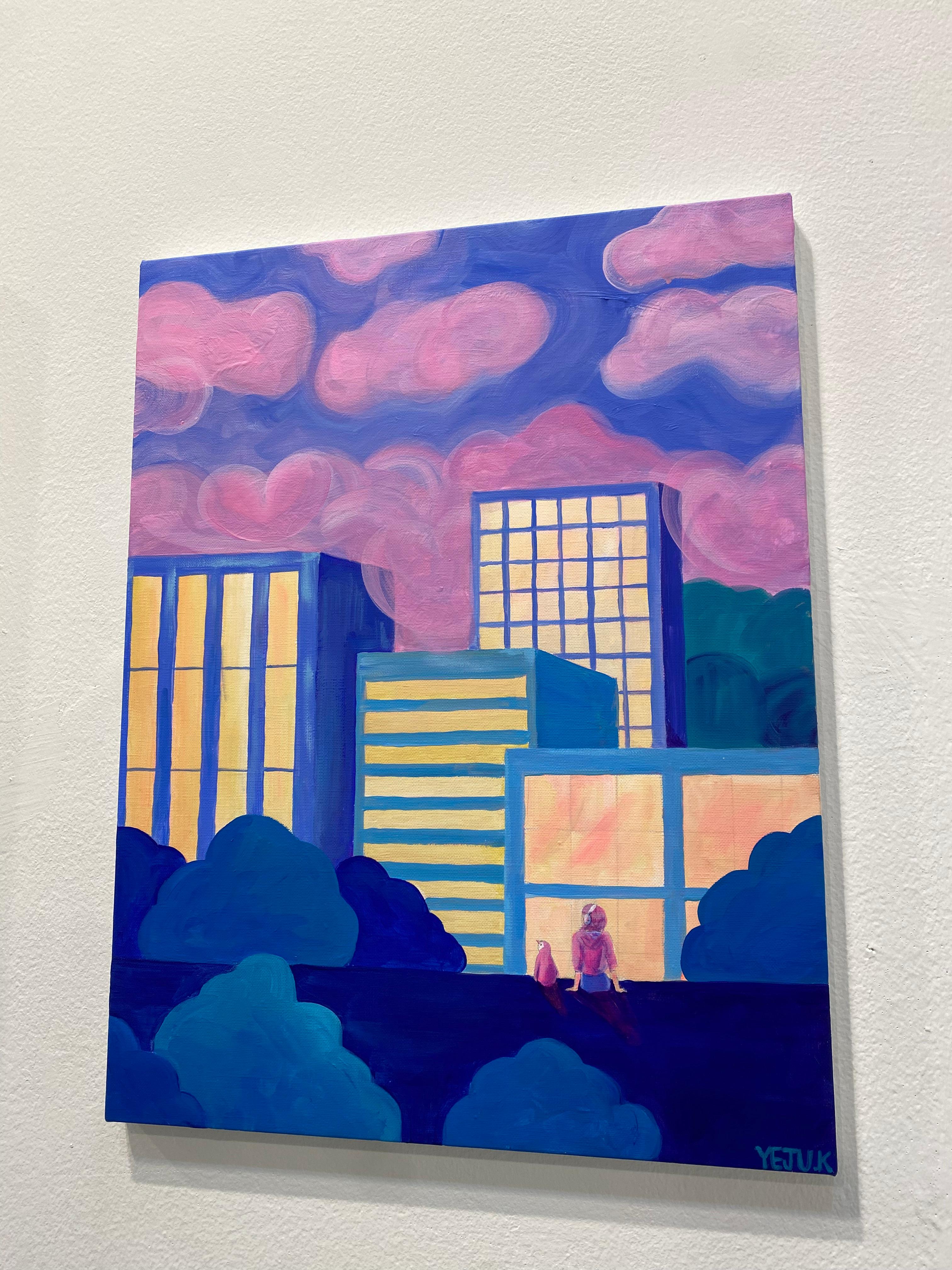 Korean Contemporary Art by Yeju Kwon - Clouds Burst Like Bubbles For Sale 5