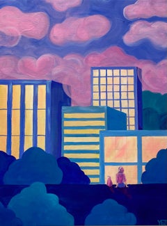 Korean Contemporary Art by Yeju Kwon - Clouds Burst Like Bubbles