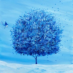 Korean Contemporary Art by Yeju Kwon - Great Hope from a Blue Bird