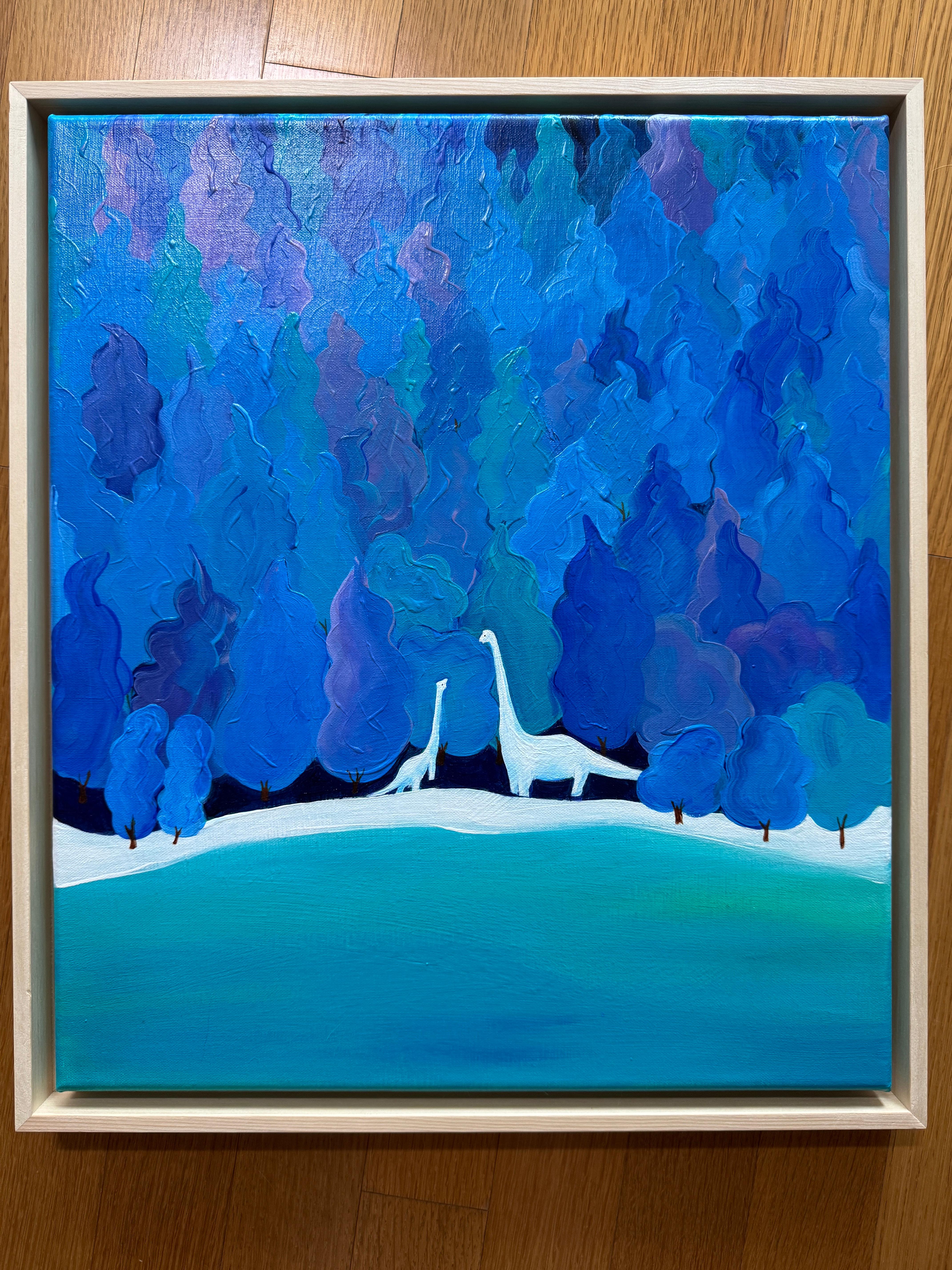Korean Contemporary Art by Yeju Kwon - Memories of Forest Dinosaur For Sale 1