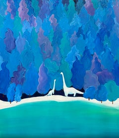 Korean Contemporary Art by Yeju Kwon - Memories of Forest Dinosaur