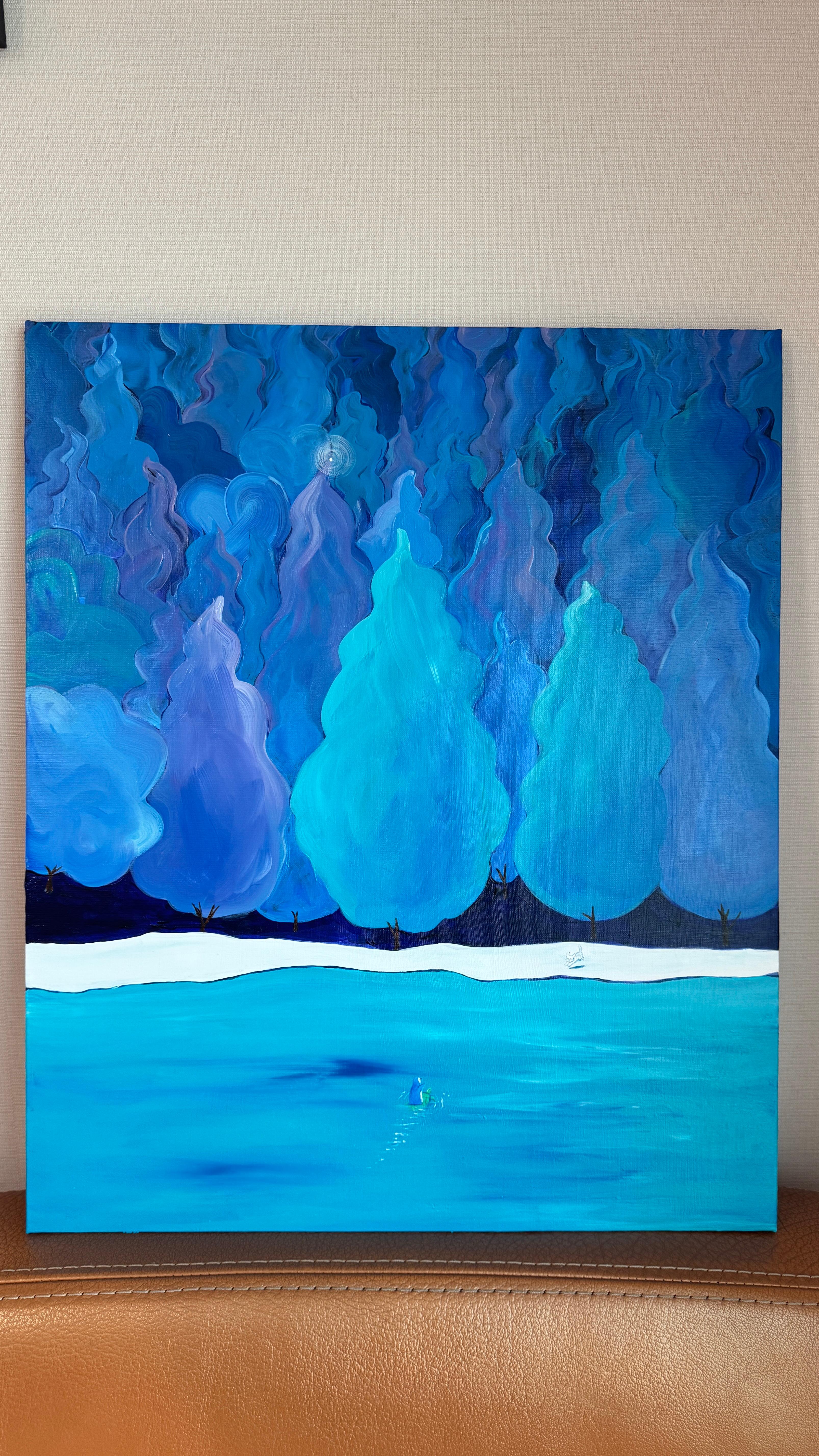 Korean Contemporary Art by Yeju Kwon - Memories of Forest Dog, Penguin and Turtl For Sale 5