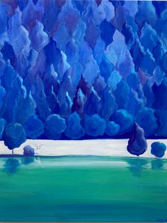 Korean Contemporary Art by Yeju Kwon - Memory of Spring, White Rock