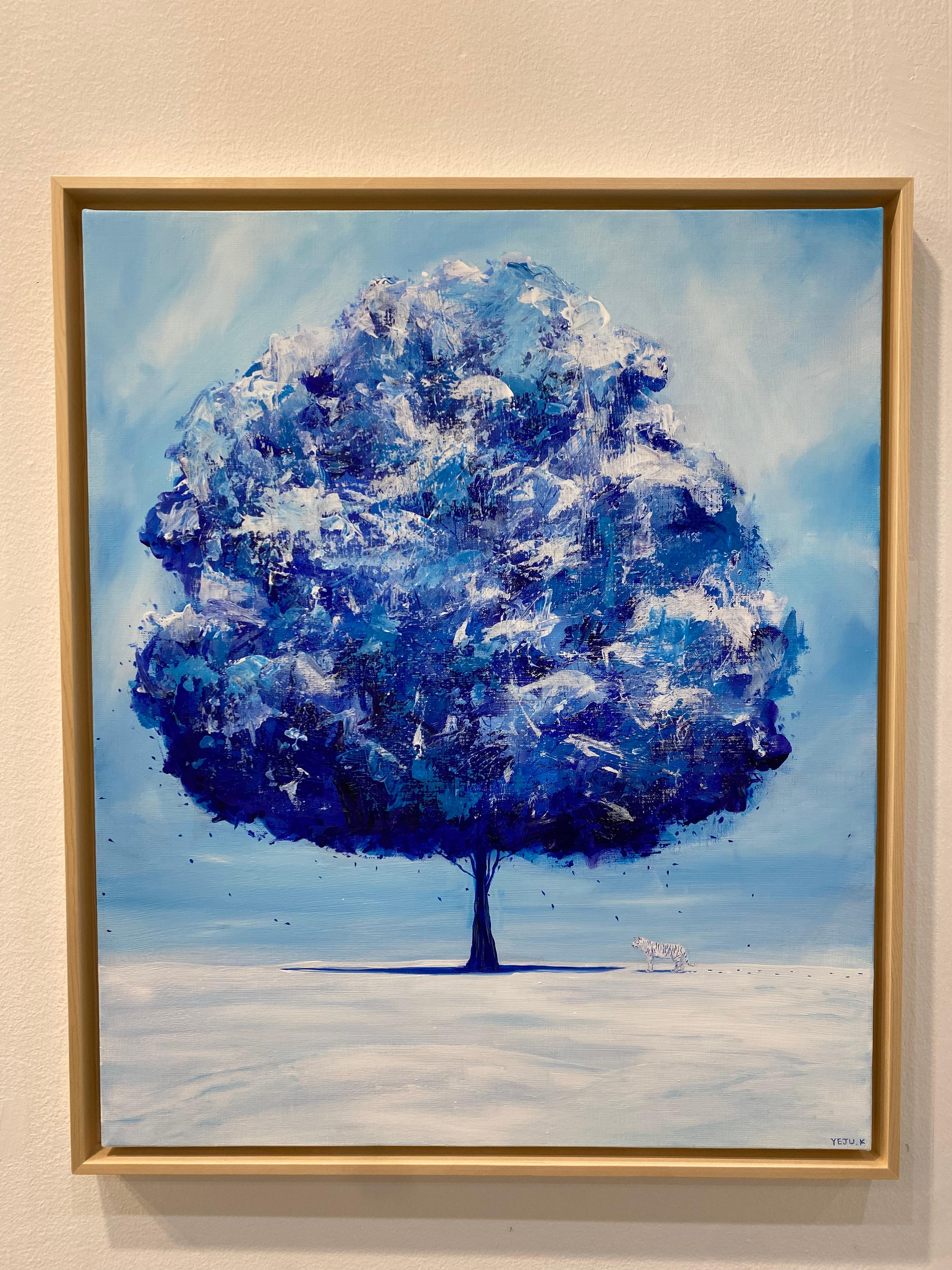 Zeitgenössische koreanische Kunst von Yeju Kwon - White Tiger Tree im Angebot 1