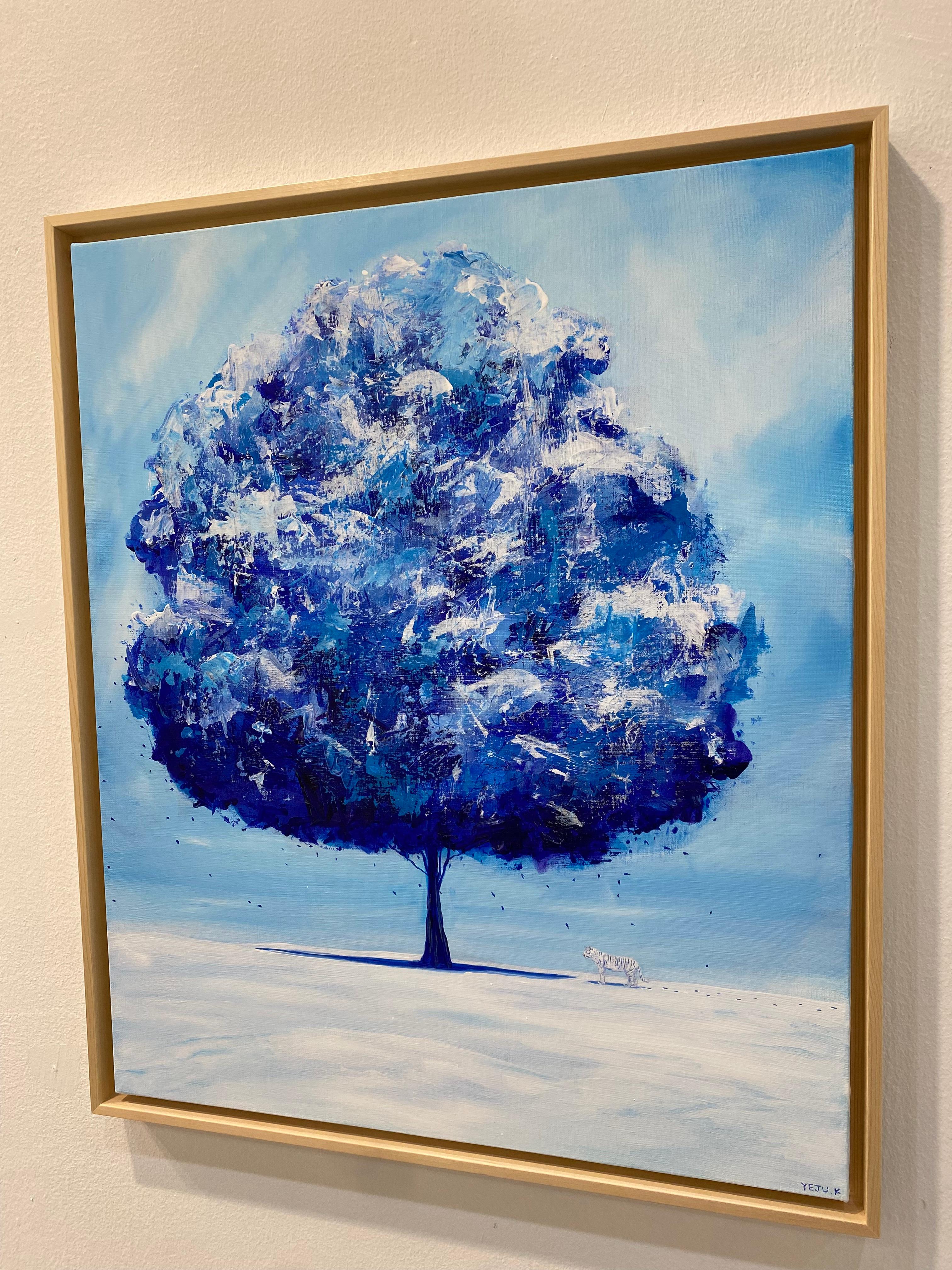 Zeitgenössische koreanische Kunst von Yeju Kwon - White Tiger Tree im Angebot 3