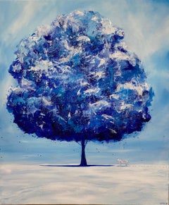Korean Contemporary Art by Yeju Kwon - White Tiger Tree