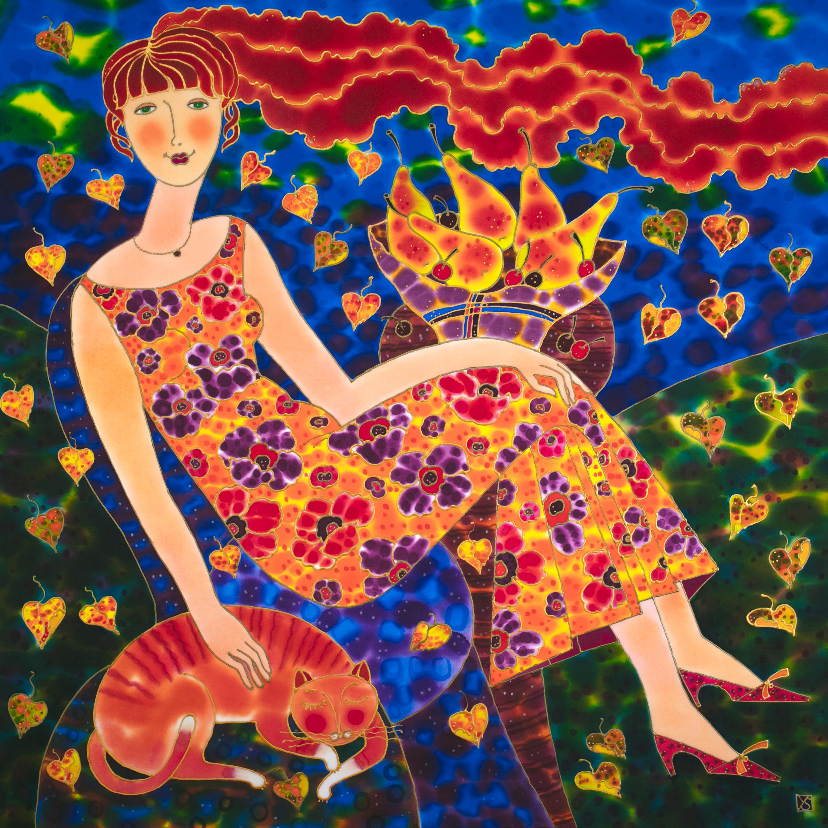 Soñar despierto, Pintura original - Mixed Media Art de Yelena Sidorova